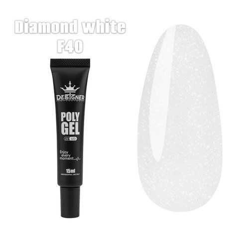 Полігель Designer Professional Polygel F40, 15 мл DP-POL15-F40 фото