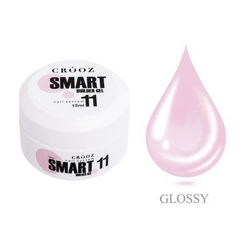 Гель для нарощування та зміцнення нігтів Crooz Smart Builder Gel #11, 15 мл CR-SBG-15-11 фото