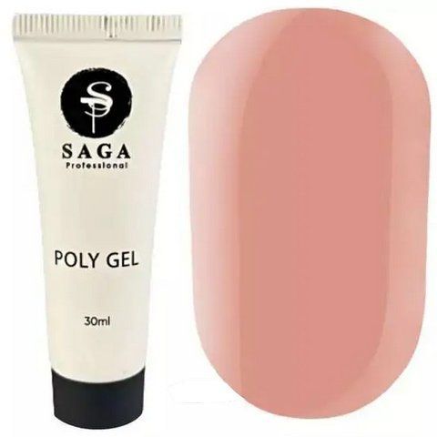 Полигель для наращивания ногтей SAGA POLY GEL NEW #7, 30 мл SG-POLY-07 фото