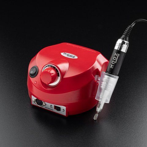Фрезер для маникюра и педикюра MOOX X500 45 000 об/мин 65 W Червоний Moox-500-Red фото