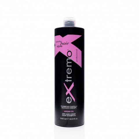 Шампунь для пористых и вьющихся волос с аргановым маслом EXTREMO, 1000ml EX410 фото