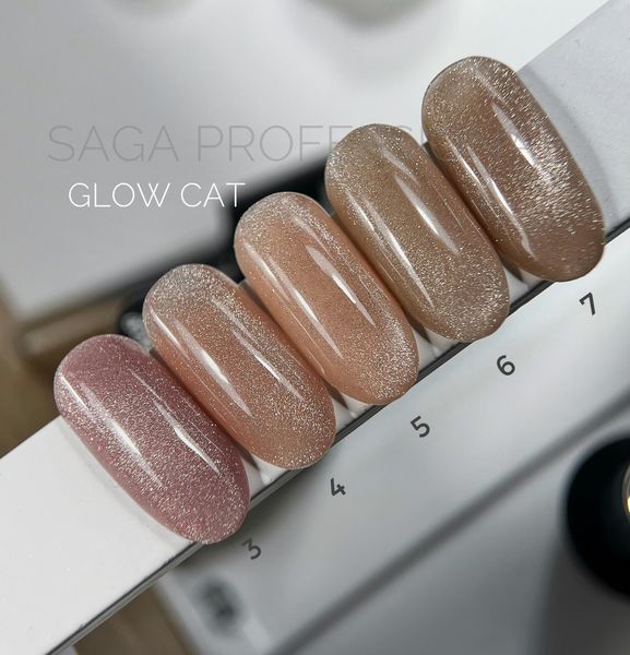 Гель-лак &laquo;котяче око&raquo; SAGA Professional Glow Cat gel polish #7, 9 мл SG-GLOW-07 фото