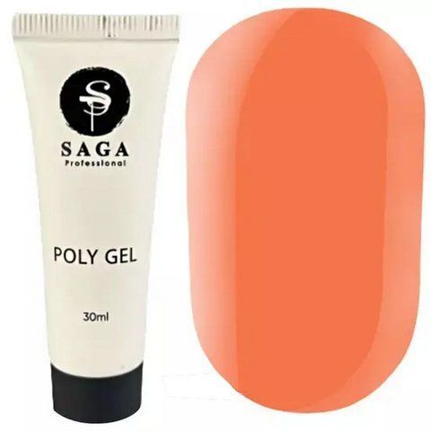 Полигель для наращивания ногтей SAGA POLY GEL NEW #8, 30 мл SG-POLY-08 фото