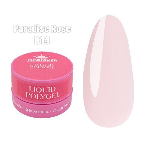 Рідкий полігель Designer Professional Liquid Polygel K14, в банці 30 мл DP-PL30-K14 фото
