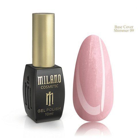 Базовое цветное покрытие с шиммером MILANO Color Shimmer Base 09, 10 мл C-000000510 фото
