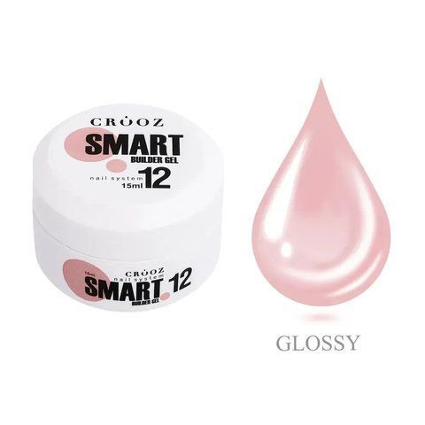 Гель для нарощування та зміцнення нігтів Crooz Smart Builder Gel #12, 15 мл CR-SBG-15-12 фото