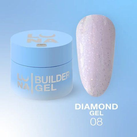 Гель для наращивания LUNA Diamond Gel 08, 15 мл LUNA-DMD-08 фото