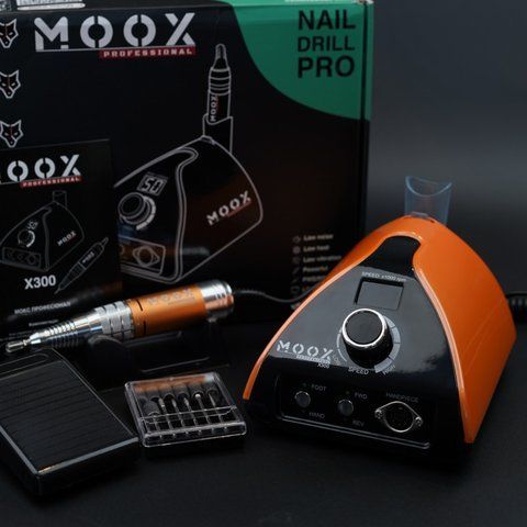 Фрезер для манікюру і педикюру MOOX X300 50 000 об/хв, 70W, Orange Moox-300-OR фото