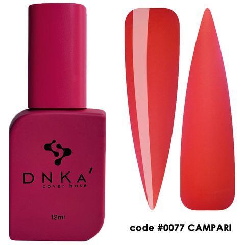 Универсальная камуфлирующая база DNKa&rsquo; Cover Base #077, Campari, 12 мл DN-077 фото