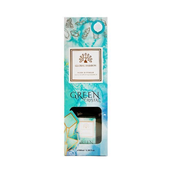 Ароматичний дифузор Global Fashion Green Crystal, 100 мл 22423 фото