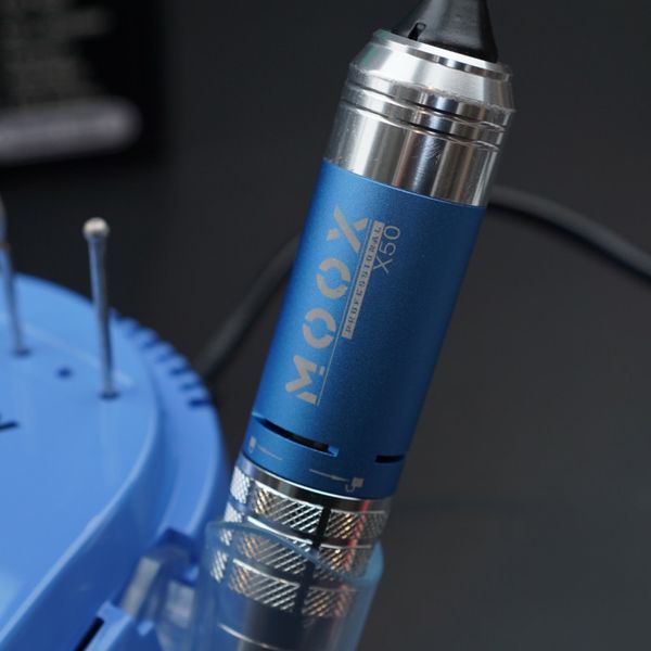 Фрезер для манікюру та педикюру MOOX X550 50000 об/хв, 70W, Sky Blue Moox-550-SB фото