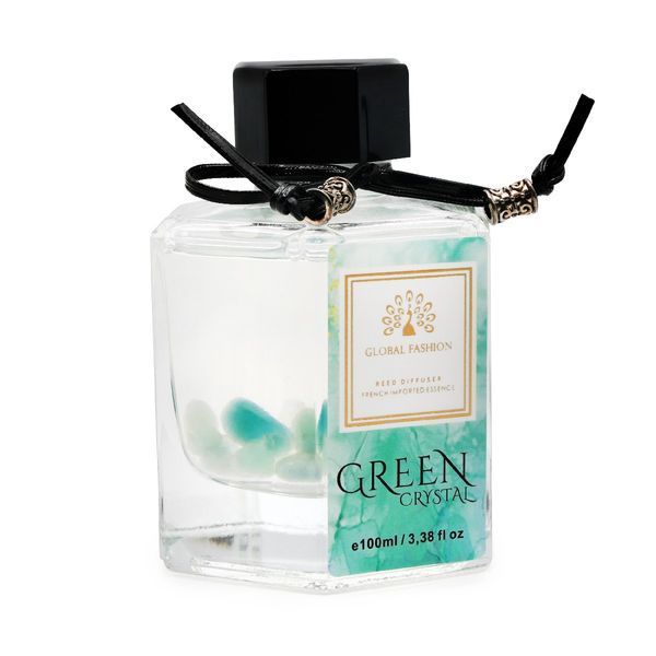 Ароматичний дифузор Global Fashion Green Crystal, 100 мл 22423 фото