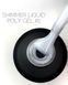 Жидкий полигель CROOZ LIQUID POLYGEL SHIMMER #1, узкая банка, 30 мл CR-LPSH30-01 фото 3