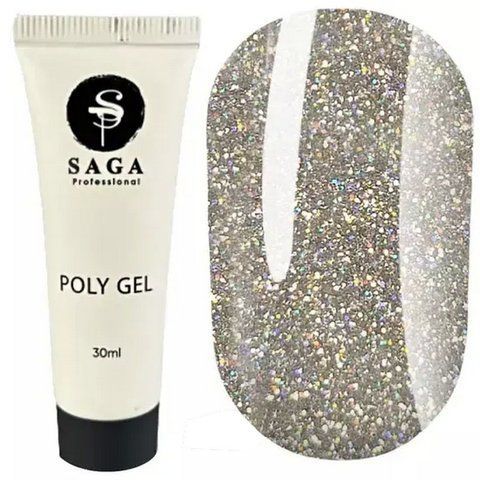 Полигель для наращивания ногтей SAGA POLY GEL NEW #9, 30 мл SG-POLY-09 фото