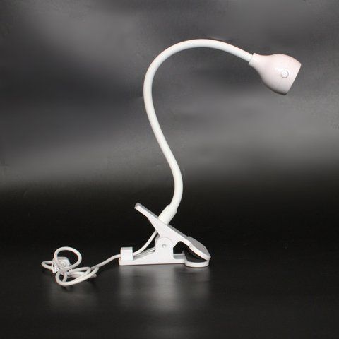 UV/LED &ndash; лампа для сушки ногтей на прищепке &laquo;Тюльпан&raquo;, 15 Вт, USB, Белая UVF-TUL-02W фото