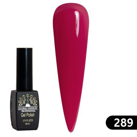 Гель-лак Global Fashion BLACK ELITE 289, 8 мл 2583 фото