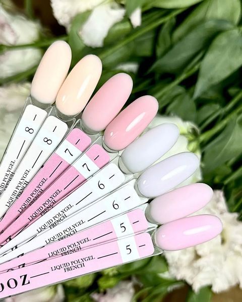 Рідкий полігель CROOZ LIQUID POLYGEL FRENCH #15, 15 мл CR-LPGFR-15 фото