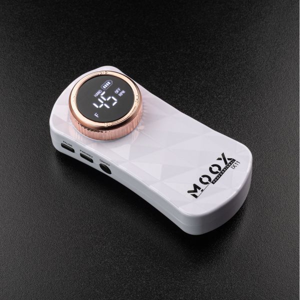 Аккумуляторный фрезер для маникюра и педикюра MOOX IX 11, 35 Вт, 45 000 об/мин, White MOOX IX11-W фото