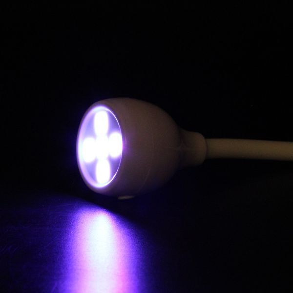 UV/LED &ndash; лампа для сушки ногтей на прищепке &laquo;Тюльпан&raquo;, 15 Вт, USB, Белая UVF-TUL-02W фото