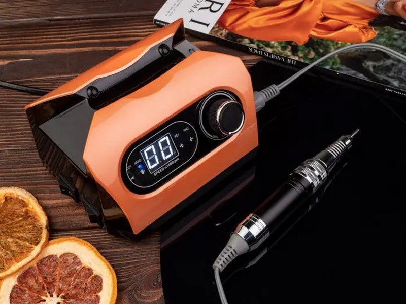 Фрезер для нігтів ZS-717 PRO ORANGE 65 Вт, 45 000 об/хв ZS-717-65-45-OR фото