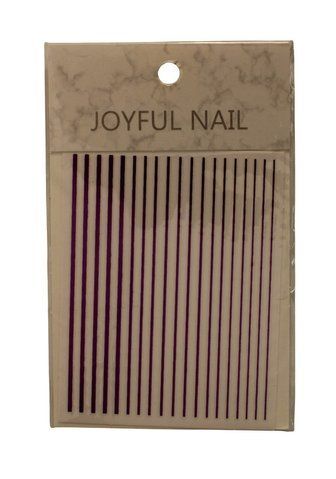 Смужки (стрічка) для нігтьового дизайну JOYFUL Nail, Фіолетові Gf-NAILJF-01 фото