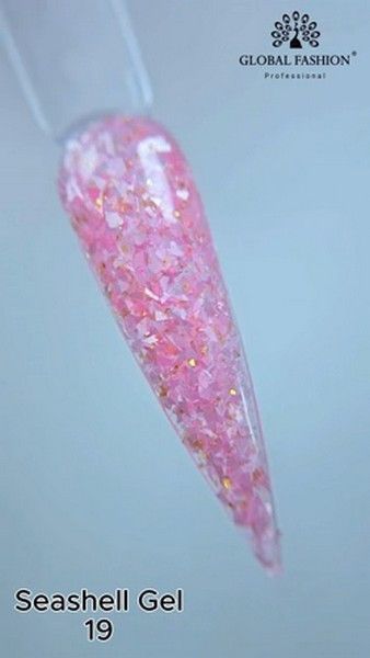 Гель для нігтів Global Fashion SEASHELL GEL 19, 8 г 17468 фото
