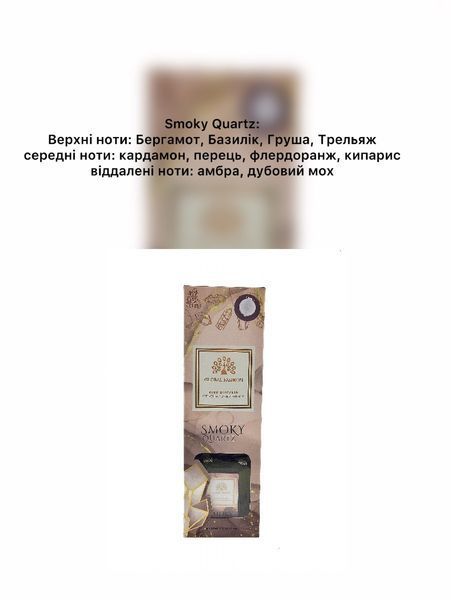 Ароматический диффузор Global Fashion Smoky Quartz, 100 мл 22425 фото
