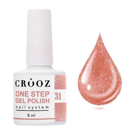 CROOZ ONE STEP GEL POLISH 3 в 1 (база, колір, топ) #31, 8 мл CROOZ-31-31 фото