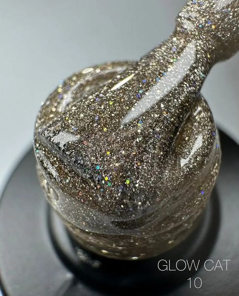 Гель-лак &laquo;котяче око&raquo; SAGA Professional Glow Cat gel polish #10, 9 мл SG-GLOW-10 фото
