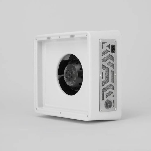 Настольная вытяжка для маникюра и педикюра с HEPA фильтром ULKA Premium X2F, 52 Вт, Белая ULKA-X2F-W фото