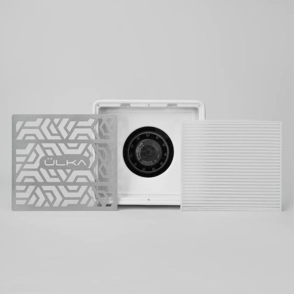 Настольная вытяжка для маникюра и педикюра с HEPA фильтром ULKA Premium X2F, 52 Вт, Белая ULKA-X2F-W фото