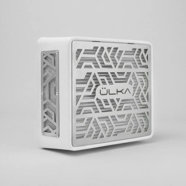 Настольная вытяжка для маникюра и педикюра с HEPA фильтром ULKA Premium X2F, 52 Вт, Белая ULKA-X2F-W фото