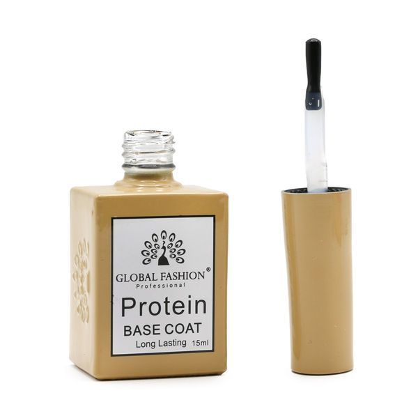 Протеїнова база Global Fashion Protein Base coat Long lasting, 15 мл GF-Base-PR-15 фото