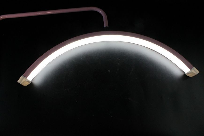 Бестеневая настольная лампа на струбцине LED MOON HD-M6X (SP-006), 50 Вт, Розовая HD-M6X-SP-P фото