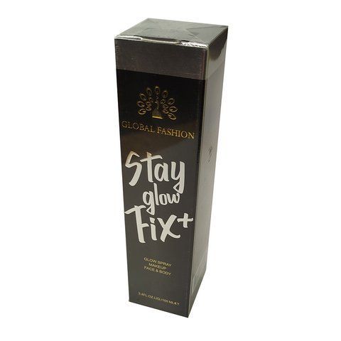 Сяючий спрей для обличчя і тіла Global Fashion Stay Glow FIX, 100 мл, Срібло GF-GLOW-S фото
