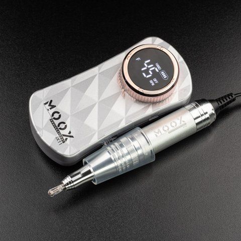 Акумуляторний фрезер для манікюру та педикюру MOOX IX 11, 35 Вт, 45 000 об/хв, Gray MOOX IX11-G фото