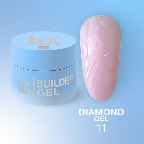 Гель для наращивания LUNA Diamond Gel 11, 15 мл LUNA-DMD-11 фото
