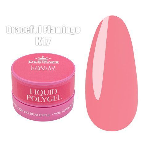 Рідкий полігель Designer Professional Liquid Polygel K17, в банці 30 мл DP-PL30-K17 фото