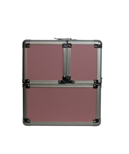 Кейс для бьюти-мастера 1571, 36 х 23 х 25 см (большое отделение + 4 слота), Powder CASE-1571-P фото