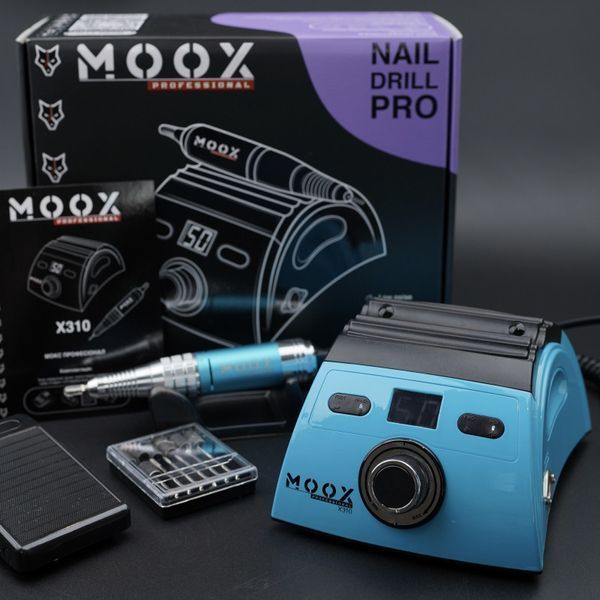 Фрезер для маникюра и педикюра MOOX X310, 50000 об/мин, 70W, Light blue Moox-310-LB фото