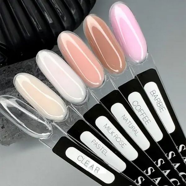 Гель-желе для зміцнення нігтів SAGA Professional STIFF Gel, Clear, 13 мл SG-STIFF-CL фото