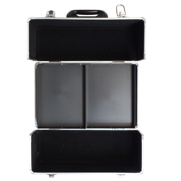 Кейс для бьюти-мастера 1571, 36 х 23 х 25 см (большое отделение + 4 слота), Powder CASE-1571-P фото