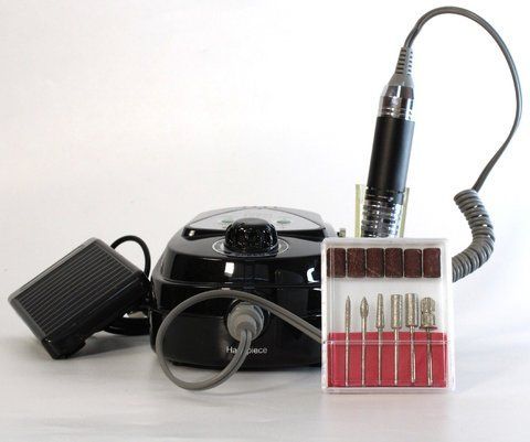 Акумуляторний фрезер для манікюру Nail Drill ZS-219, 65 Вт, 45 000 об/хв, Чорний ND-219A-B фото