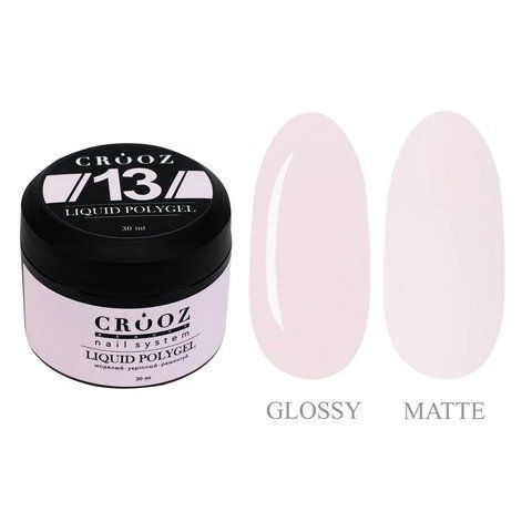 Жидкий полигель CROOZ LIQUID POLYGEL #13, банка, 30 мл CR-LQP-B-13 фото