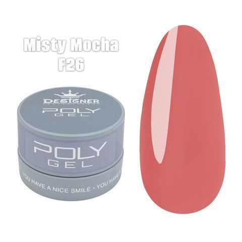 Полігель Designer Professional Polygel F26, в банці 30 мл DP-P30-BF26 фото
