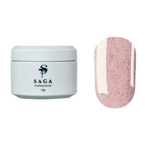 Гель для моделювання та ремонту SAGA Professional Builder Night Gel 01, 15 мл SAGA-BNG-01 фото