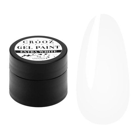 Гель-фарба CROOZ Gel Paint EXTRA White, 5 г CR-PNT-EW фото