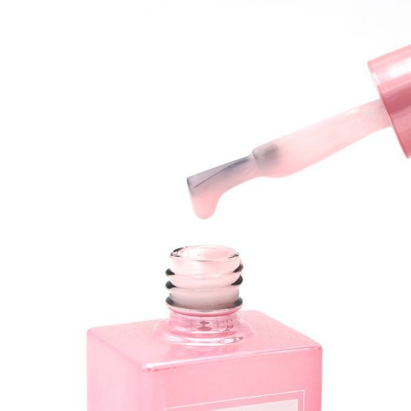 Каучукова база для гель-лаку френч Global Fashion Rubber Base Coat French, 15 мл 10 8104 фото