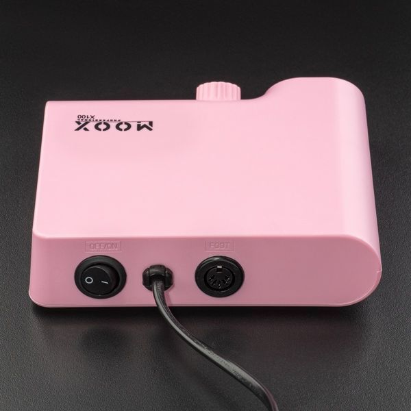 Фрезер для манікюру і педикюру MOOX X100 45 000 об / хв 70w Рожевий Moox-100-R фото