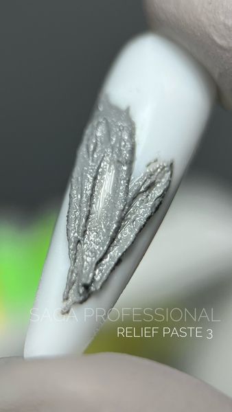 Гель-паста для дизайна ногтей SAGA Professional Relief Paste #3, 5 мл SG-PASR-03 фото